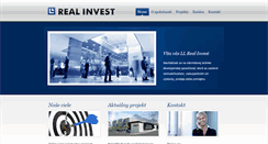 Desktop Screenshot of llrealinvest.sk