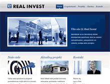 Tablet Screenshot of llrealinvest.sk